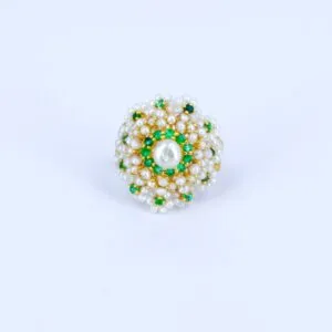 RING PEARL EMERALD